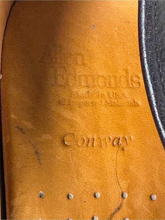 Allen Edmonds Conway Men Brown Leather & Suede Casual Loafer Shoes 9.5 main image 4
